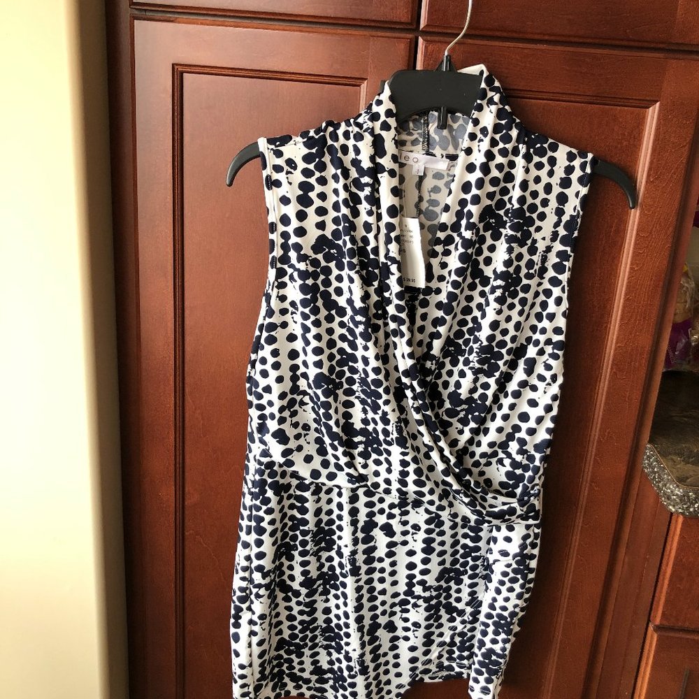 2/$15 Cleo Sleeveless Tunic Top NWT